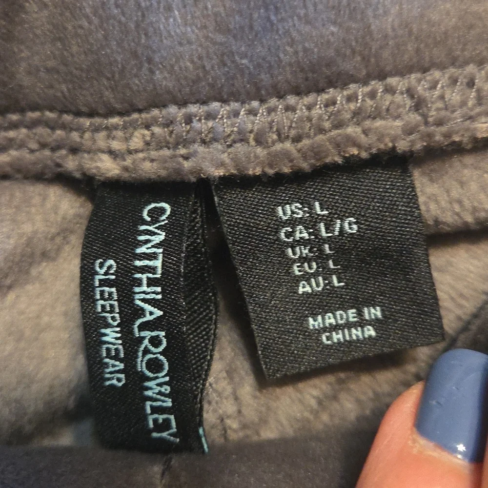 Cynthia Rowley Velour Joggers